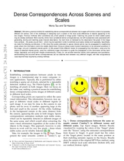 Dense Correspondences Across Scenes and Scales