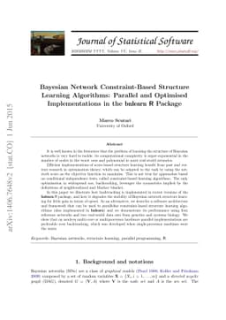 Bayesian Network Constraint-Based Structure Learning Algorithms:
  Parallel and Optimised Implementations in the bnlearn R Package