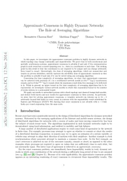 Approximate Consensus in Highly Dynamic Networks: The Role of Averaging
  Algorithms
