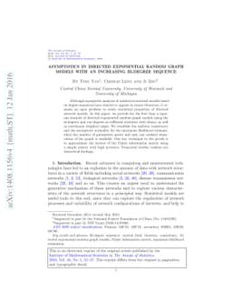 Asymptotics in directed exponential random graph models with an
  increasing bi-degree sequence