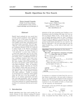Bandit Algorithms for Tree Search