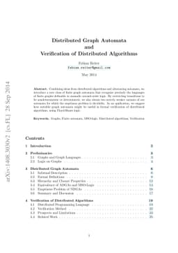 Distributed Graph Automata and Verification of Distributed Algorithms