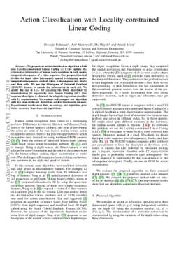 Action Classification with Locality-constrained Linear Coding