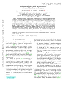 Informational and Causal Architecture of Discrete-Time Renewal Processes