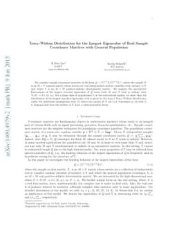 Tracy-Widom Distribution for the Largest Eigenvalue of Real Sample
  Covariance Matrices with General Population