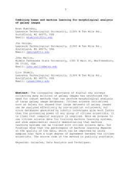 Combining human and machine learning for morphological analysis of
  galaxy images