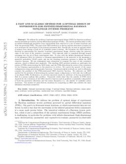 A Fast and Scalable Method for A-Optimal Design of Experiments for
  Infinite-dimensional Bayesian Nonlinear Inverse Problems