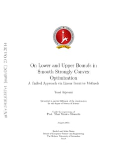 On Lower and Upper Bounds in Smooth Strongly Convex Optimization - A
  Unified Approach via Linear Iterative Methods