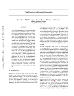 Fast Function to Function Regression