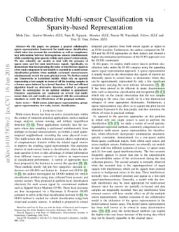 Collaborative Multi-sensor Classification via Sparsity-based
  Representation