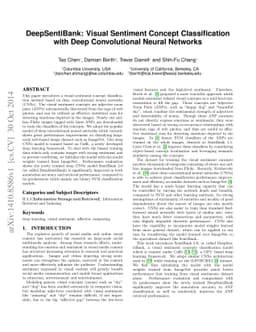 DeepSentiBank: Visual Sentiment Concept Classification with Deep
  Convolutional Neural Networks