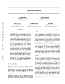 Variational Tempering