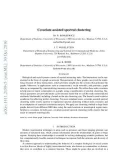 Covariate-assisted spectral clustering