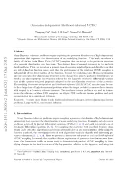 Dimension-independent likelihood-informed MCMC