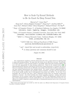 How to Scale Up Kernel Methods to Be As Good As Deep Neural Nets
