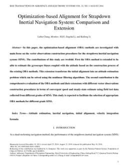 Optimization-based Alignment for Strapdown Inertial Navigation System
  Comparison and Extension