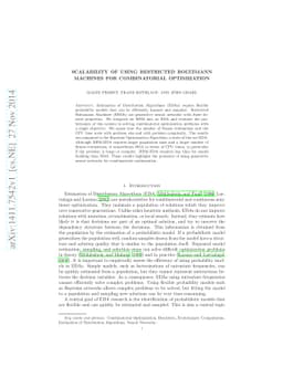 Scalability of using Restricted Boltzmann Machines for Combinatorial
  Optimization