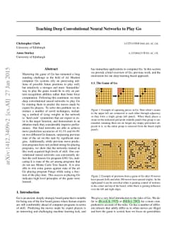 Teaching Deep Convolutional Neural Networks to Play Go