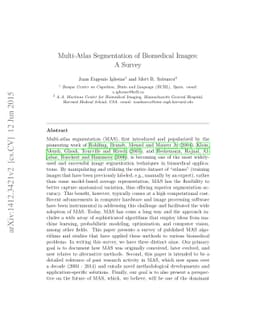 Multi-Atlas Segmentation of Biomedical Images: A Survey