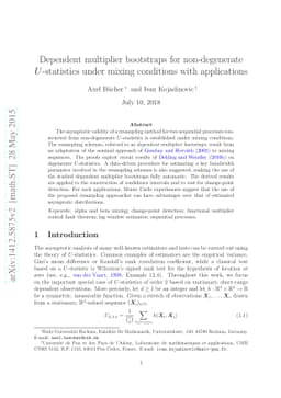 Dependent multiplier bootstraps for non-degenerate $U$-statistics under
  mixing conditions with applications