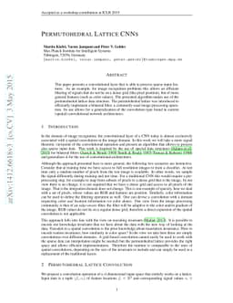 Permutohedral Lattice CNNs