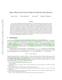 Quasi-Monte Carlo Feature Maps for Shift-Invariant Kernels