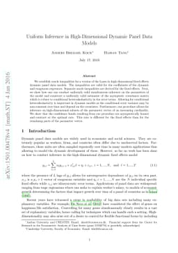 Uniform Inference in High-dimensional Dynamic Panel Data Models
