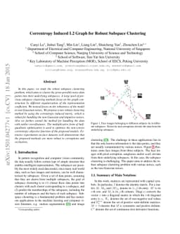 Correntropy Induced L2 Graph for Robust Subspace Clustering