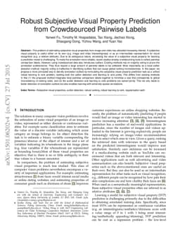 Robust Subjective Visual Property Prediction from Crowdsourced Pairwise
  Labels