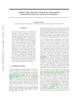Infinite Edge Partition Models for Overlapping Community Detection and
  Link Prediction