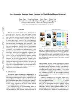 Deep Semantic Ranking Based Hashing for Multi-Label Image Retrieval