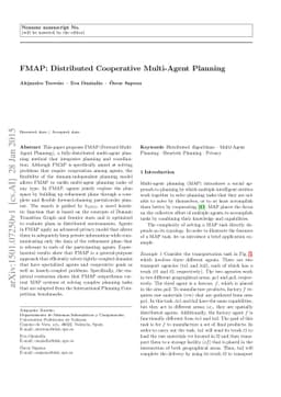 FMAP: Distributed Cooperative Multi-Agent Planning