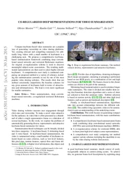 Co-Regularized Deep Representations for Video Summarization