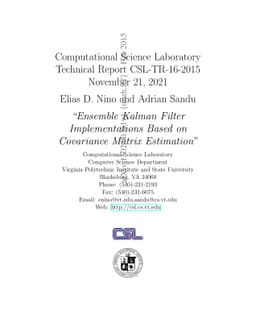 Ensemble Kalman Filter Implementations Based on Covariance Matrix
  Estimation