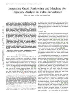 Integrating Graph Partitioning and Matching for Trajectory Analysis in
  Video Surveillance