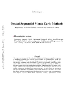 Nested Sequential Monte Carlo Methods