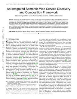 An Integrated Semantic Web Service Discovery and Composition Framework