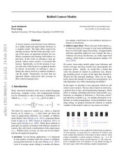 Reified Context Models