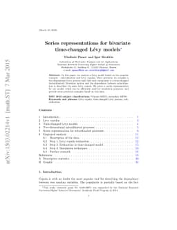Series representations for bivariate time-changed L{é}vy models