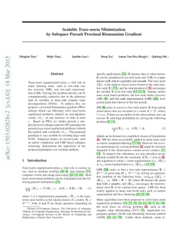 Scalable Nuclear-norm Minimization by Subspace Pursuit Proximal
  Riemannian Gradient
