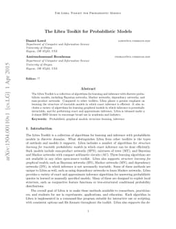 The Libra Toolkit for Probabilistic Models