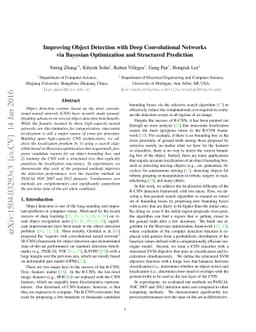 Improving Object Detection with Deep Convolutional Networks via Bayesian
  Optimization and Structured Prediction