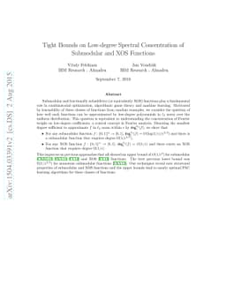Tight Bounds on Low-degree Spectral Concentration of Submodular and XOS
  functions