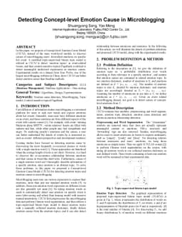 Detecting Concept-level Emotion Cause in Microblogging