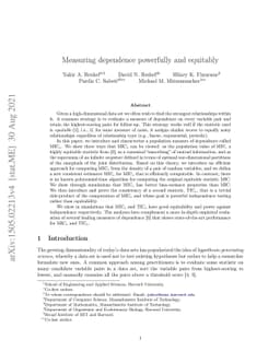 Measuring dependence powerfully and equitably