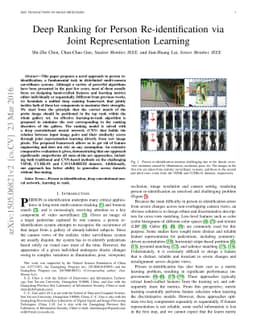 Deep Ranking for Person Re-identification via Joint Representation
  Learning