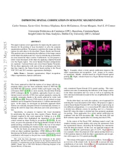 Improving Spatial Codification in Semantic Segmentation