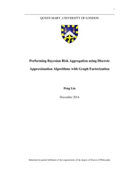 Performing Bayesian Risk Aggregation using Discrete Approximation
  Algorithms with Graph Factorization