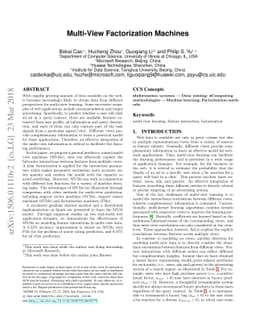 Multi-View Factorization Machines