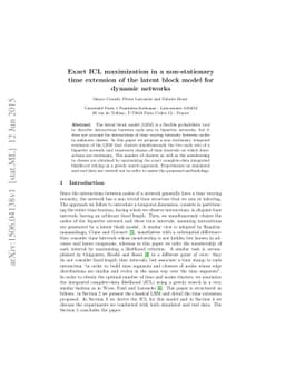 Exact ICL maximization in a non-stationary time extension of the latent
  block model for dynamic networks